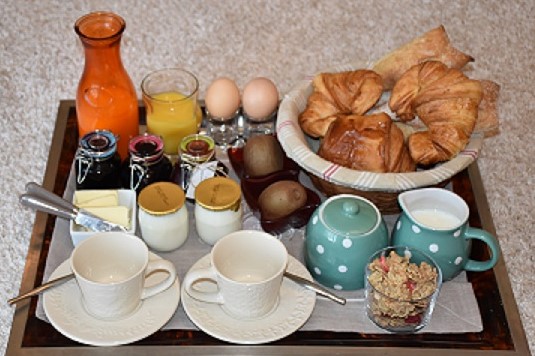 Petit dejeuner Les jardins d'Eleusis